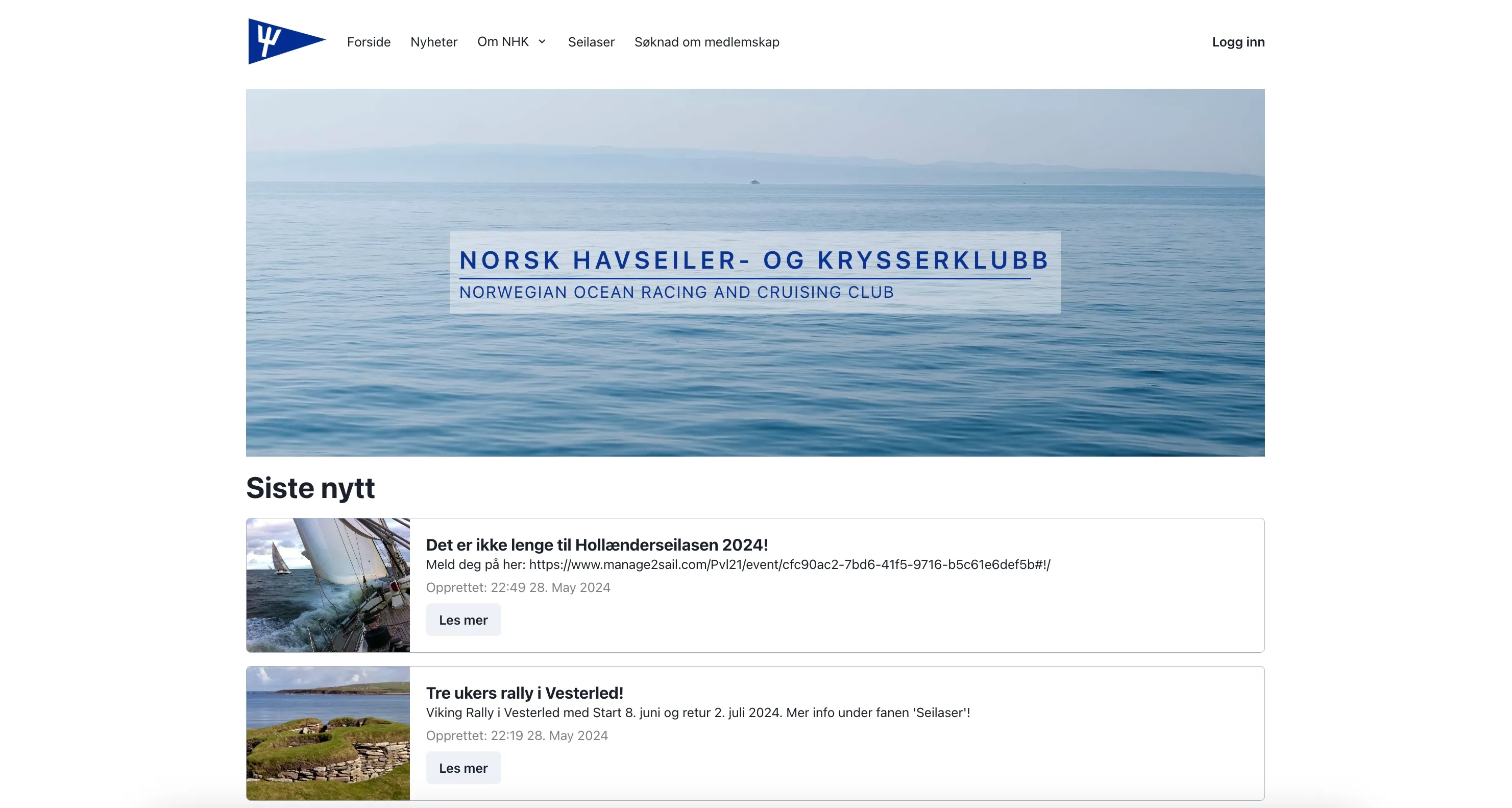 The club's home page